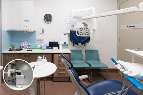 Saniflo’s Sanispeed greywater pump provided an ideal plumbing solution for this dental clinic.