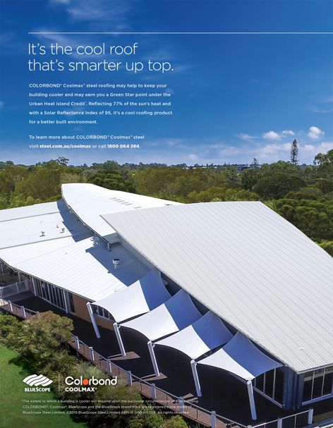 Coolmax steel roofing by Colorbond