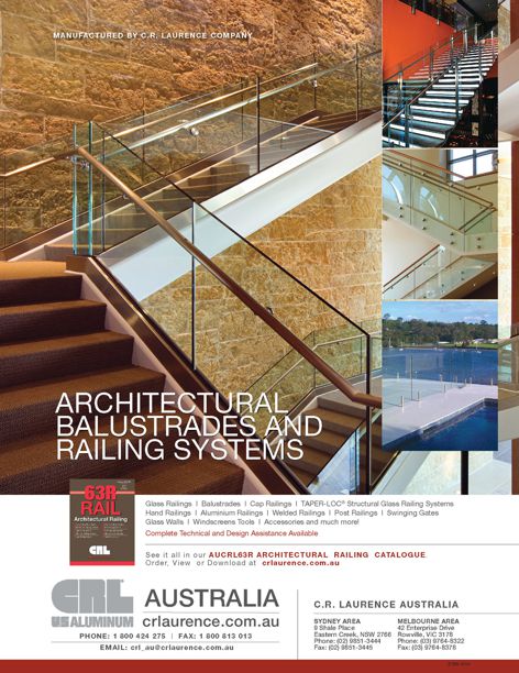 Balustrades and railing systems from CR Laurence