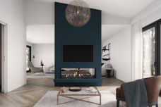 DS1400 gas fireplace by Escea
