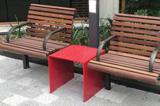 Socially distanced public seating