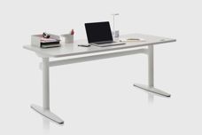Electric-powered height-adjustable desk