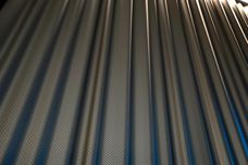 Corrugated metal sheeting