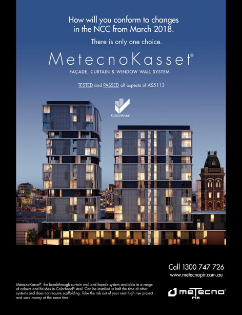 MetecnoKasset facade by Metecno PIR 