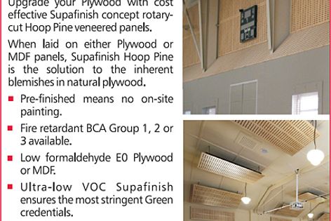 Supawood's Supafinish hoop pine panels