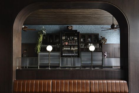 Poodle Bar and Bistro, which was designed by Bergman and Co, has been shortlisted in the Best Restaurant Design category. Photography: Derek Swalwell.
