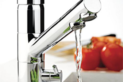 Culino Dual mixer eliminates the need for a separate drinking water tap at the sink.