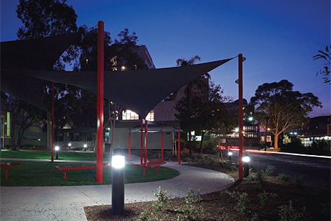 The Swinburne University campus in Melbourne utilizes Ligman Lighting.