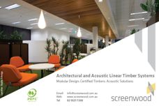 Linear timber systems from Screenwood