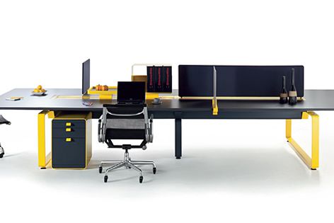 Herman Miller's Arras bench has been designed for disassembly and uses 50% recycled content.