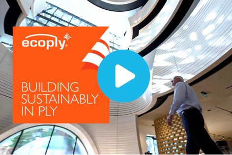 Watch the Ecoply video “Building sustainably in plywood.”