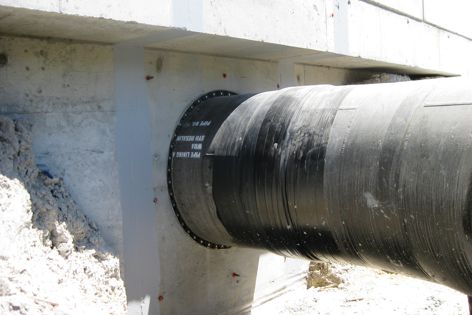 Projex Group installed the Linkseal system at Kurnell’s desalination plant.