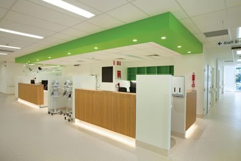 The Gyprock EC08 range has been used on healthcare projects such as Nepean Hospital in NSW.
