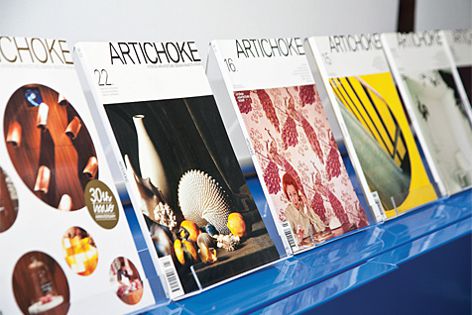The Artichoke archive on display