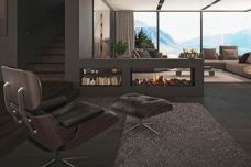 DS1400 gas fireplace by Escea