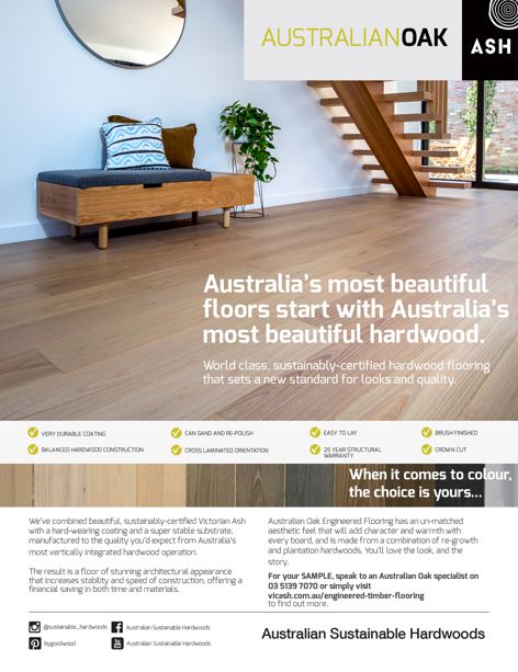 Australian Oak engineered flooring by ASH