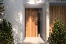 Contemporary timber doors