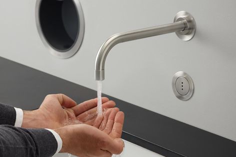 Touch-free Vola washroom products