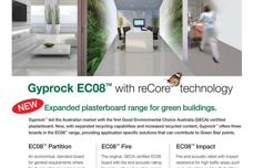 Gyprock EC08 with reCore technology