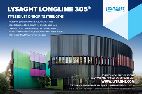 Longline 305 cladding by Lysaght