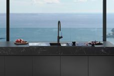 Sleek, modern Santorini concealed sink