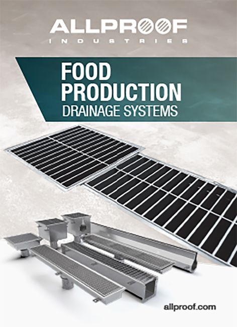 Food production drainage systems