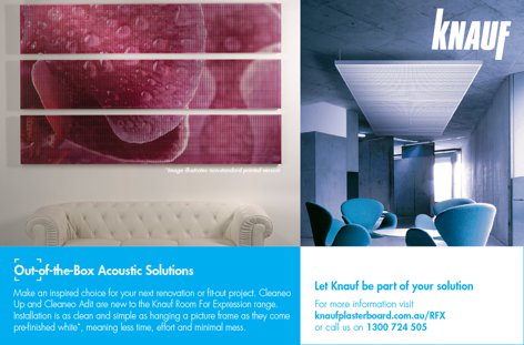 Cleaneo acoustic solutions by Knauf