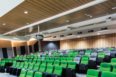 Archipanel acoustic wall and ceiling panelling was used recently at the University of Melbourne.