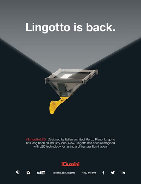 Lingotto light from iGuzzini